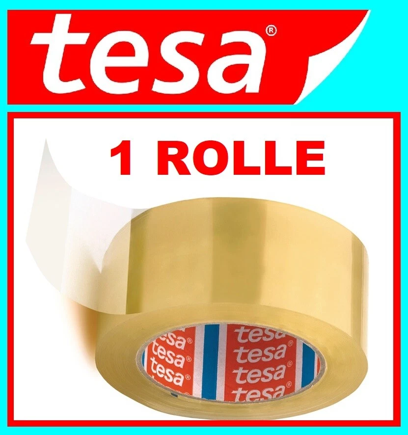 1 Rolle TESA tesapack® 4280 Verpackungsklebeband farblos L 66m B 50mm Tesafilm®