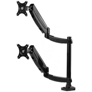 Fellowes Platinum Series Dual Monitorarm höhenverstellbar bis 27" Schwarz - Bild 1 von 3