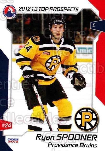 2012-13 AHL Top Prospects #45 Ryan Spooner - Image 1 of 1
