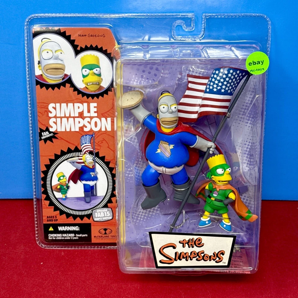 The Simple Simpsons Homer & Bart Episode Fab15 2007 McFarlane Toys