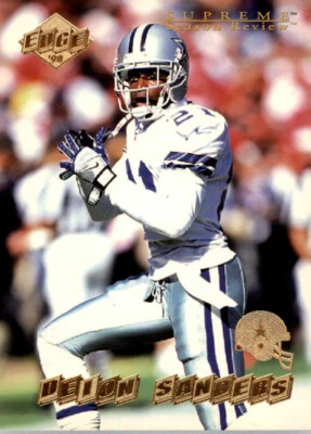 1998 Collector's Edge Supreme Season Review #44 Deion Sanders - Dallas Cowboys - Image 1 of 2
