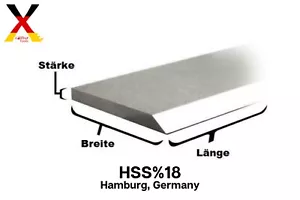 60 mm - 1050 mm Hobelmesser / Streifenhobelmesser HSS %18 Extrascharf - Bild 1 von 394