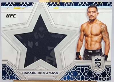 Rafael Dos Anjos 2024 Topps Royalty UFC Star Relic Blue MEM SRR-50 /25 - Image 1 of 3