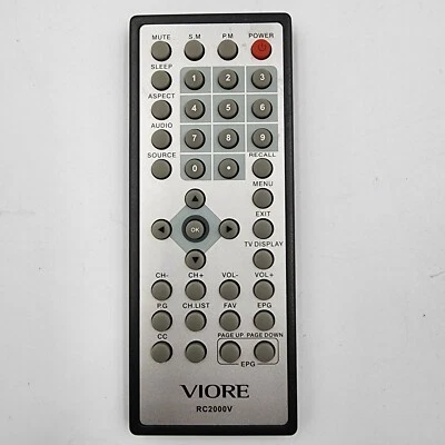 Nuevo Mando a distancia de reemplazo RC-2000V para Viore Foto 1 de 3