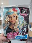 Monster High Lagoona Blue Child's Costume Wig Blonde And Blue W Flower & Fins