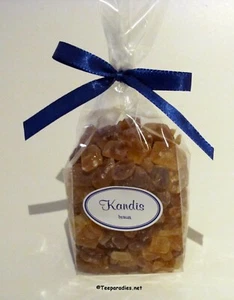 (18,00 €/kg)  250 g braunen Würfelkandis **Kandis**  brauner Kandis ♥ - Bild 1 von 3