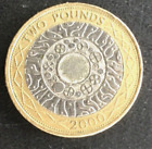 GB/UK 2000 TECHNOLOGY late QE II £2 TWO POUND COIN nice circulated