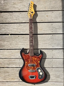 Vintage 60s Japan Kawai Kingston S1T Single Coil Electric Guitar Very Good Cond - Picture 1 of 24
