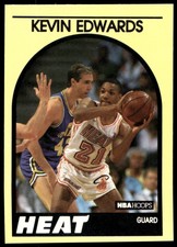 Kevin Edwards Miami Heat 1989 Hoops Sears Superstars #51