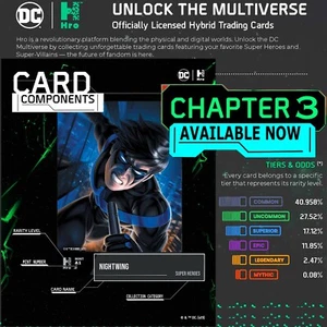 DC Universe Trading Cards - Chapter 3 - Physical Only - YOU PICK CARD - Picture 1 of 152