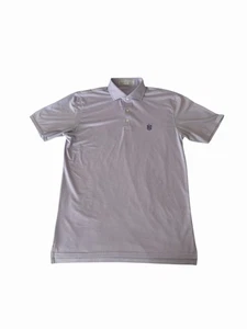 Holderness & Bourne Polo da golf da uomo a righe ad alte prestazioni - Medium - Foto 1 di 8