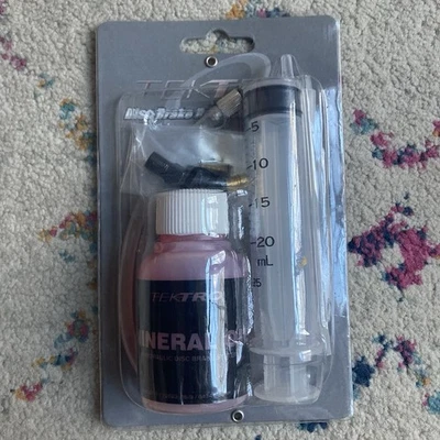 Kit de purga de freno de disco para bicicleta Tektro aceite mineral servicio y herramientas para bicicletas Foto 1 de 4
