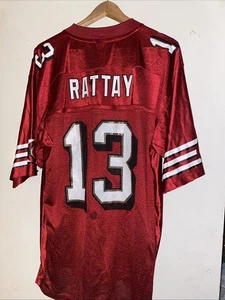Camiseta de colección Sf 49ERS NFL Stadium 2005 Reebok On Field Tim Rattay M Team - Imagen 1 de 9