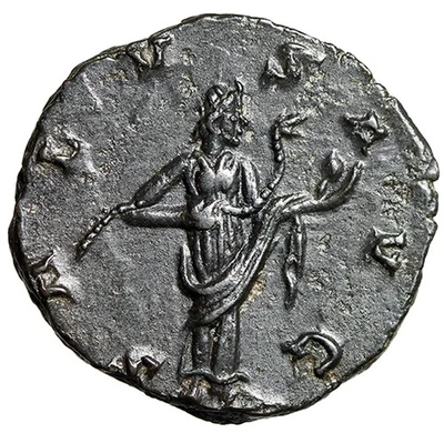 Victorinus Antoninianus "Salus Feeding Snake" Extremely Fine - Image 1 of 4