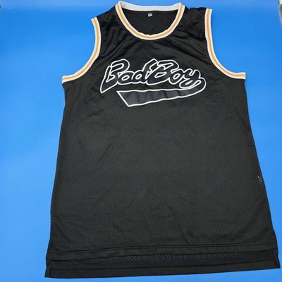 Bad Boy Smalls 72 XL Black Basketball Jersey Streetwear Hip Hop Vtg Look - Image 1 of 4