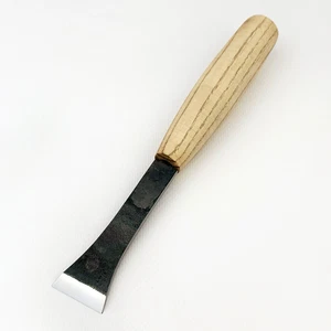 Hand-Forged Flat Chisel – 52100 Steel, Ash Handle, For Surface Carving Work - Picture 1 of 11