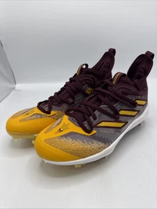 Botines de béisbol Adidas Afterburner Arizona State para hombre rojo dorado talla 7,5 IF1684 - Imagen 1 de 12