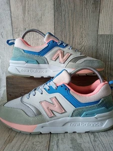 New Balance 997H Woman’s Trainers Uk Size 4 Blue Guava Glo Pink Blue - Picture 1 of 6