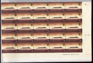 PITCAIRN Is 1969 1c CROWN to RIGHT UM HALF SHEET cv£112 - Picture 1 of 1