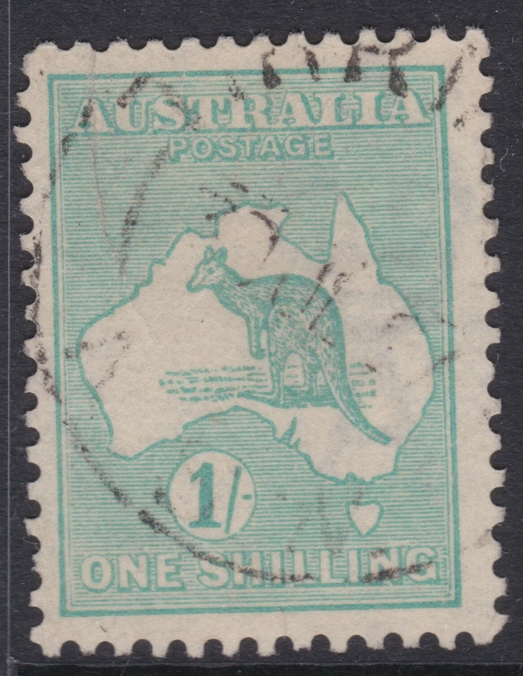 Australia Roo Canguro 1/- Chelín Esmeralda 3ª WMK ref: RE09 Foto 1 de 1