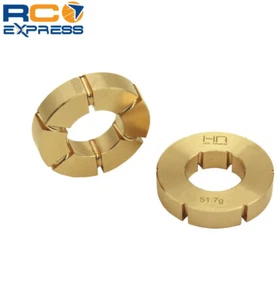 Hot Racing Axial 1/18 UTB18 Capra 51.7g Brass Machete Wheel Weights UTBM4628H - Picture 1 of 5