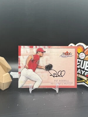 Pat Burrell 2000 Fleer Autographics Auto (CBR) Foto 1 de 2