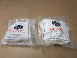 Hickory Hardware White Surface Self-Closing Hinge 2-Pack 2 Count - Picture 1 of 2