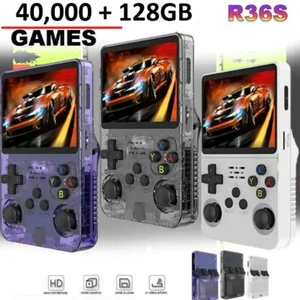 128GB R36S Retro Handheld Console Linux - 40,000+ Games Preloaded - UK Stock - Picture 1 of 5