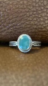 Bali Legacy Socoto Emerald Sterling Silver Ring size 8 - Picture 1 of 4