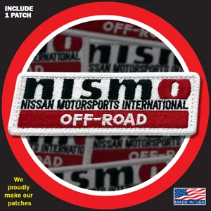 Nismo Off-Road Embroidered Patch Fits on any Nissan Titan Frontier Liners - Picture 1 of 7