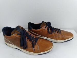 Men's Bull Boxer Leather Brown Lyle style shoes size 12