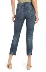 Nuevo con etiquetas Nina High-Rise Rag & Bone Cigarrillo Jeans con dobladillos escalonados talla 28 Vallery - Imagen 1 de 12