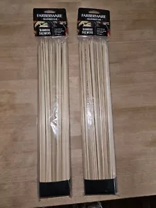 2x Fareberware Barbecue Bamboo Skewers 200 Count (8 inch) - Picture 1 of 7