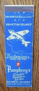 CLOTHING STORE: PUMPHREY'S MEN'S WEAR (COLUMBUS, OHIO) (CURTISS HELLDIVER) -G23 - Picture 1 of 1