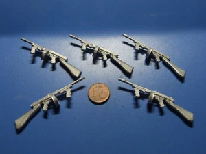 NEU- SPARSET - 5 x Amerik. Maschinenpistole 2, WK II, RC PanzerZub.,Maßstab 1:16 - Bild 1 von 1