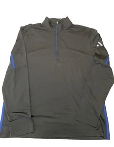 Men’s Callaway 1/4 Zip Pullover Black Size L NWT Apprx Meas W23 L28 - Picture 1 of 15