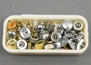 40 Aufzugskronen Krone Aufzugkrone f Armbanduhr Uhr Uhrmacher watch watchmaker - Bild 1 von 1