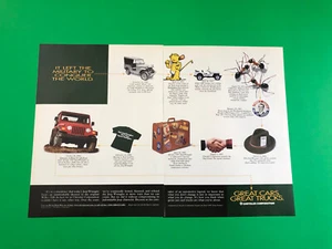 1997 JEEP WRANGLER ORIGINAL VINTAGE PRINT AD ADVERTISEMENT PRINTED 2 PAGE - Picture 1 of 1