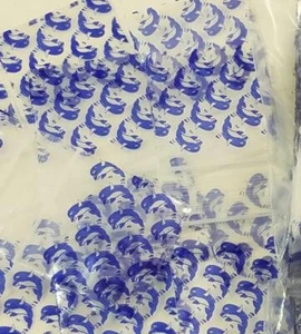 1,000 APPLE BRAND DOLPHIN DESIGN BAGGIES 3434  RESEALABLE 1000 3/4"x3/4" bags - Picture 1 of 1