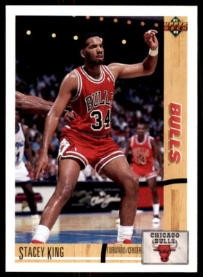 1991-92 Upper Deck Stacey King Basketball Cards #182 - Image 1 of 2