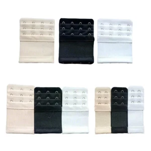Adjustable Bra Extender 2/3/4 Hooks with Elastic Extension Underwear Strap - Picture 1 of 19