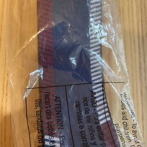 Buckle Down Guitar Strap Blue Purple White - Picture 1 of 5