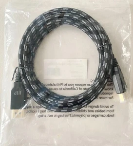 Monoprice Braided DisplayPort 1.4 Cable 8K for Graphic Design Display TV PC(6FT) - Picture 1 of 1