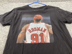 Mitchell Ness Hardwood Classic T Shirt Mens small Dennis Rodman Chicago Bulls - Picture 1 of 6