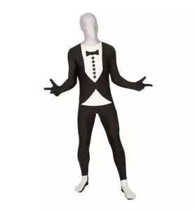 TUXEDO SKINSUIT Men's Adult Halloween Costume Large Living Fiction - Picture 1 of 1