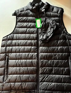 Men's Big and Tall 2XT Solaris down filled, packable vest NWT Black - Picture 1 of 7