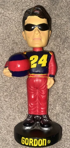Jeff GORDON #24, Bobblehead, 2003-"Legends of the Track"-7"-Forever Collectibles Cover