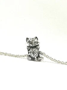 PANDORA Charm Sterling Silver ALE S925 Kitten & Yarn Ball 799535C00 - Bild 1 von 4
