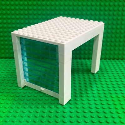 LEGO Kit de puerta enrollable de garaje (alto) 4217 4218 4219 88393 blanco y trans azul claro Foto 1 de 4