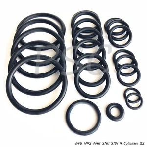 Cooling System Radiator Hose O Ring Set for BMW e46 N42 N46 316i 318i 4 Cylinder - Bild 1 von 2